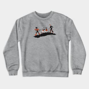 Krampus' catch! Crewneck Sweatshirt